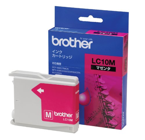 ตลับหมึก Brother Magenta LC10M 1 สีบราเดอร์อุตสาหกรรม 4977776645591