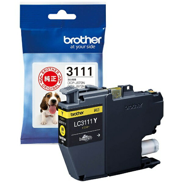 brother インクカートリッジ LC3111Y 1色 ブラザー工業 4977766775601