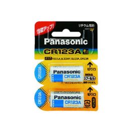 Panasonic lithium battery CR123AW / 2P (2 pcs) Panasonic