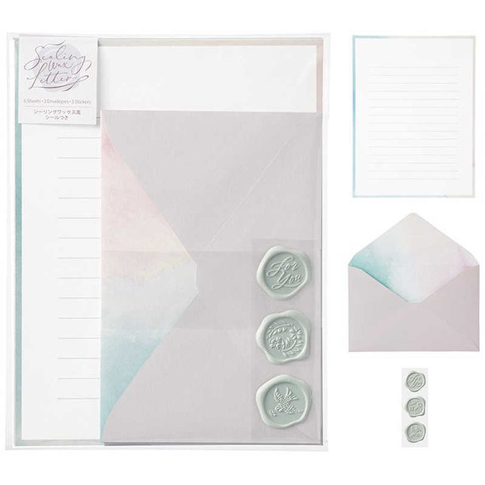 マルアイ　シーリングレター　ブルーＰﾚ-SW34902850454803（5セット）