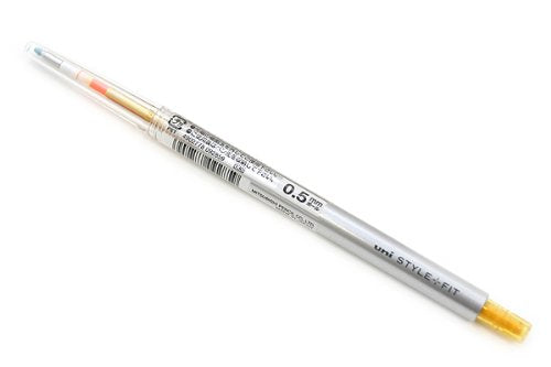 uni ゲルインクボールペンノック式 スタイルフィット 0.5 ゴールデンイエロー 三菱鉛筆 4902778092859