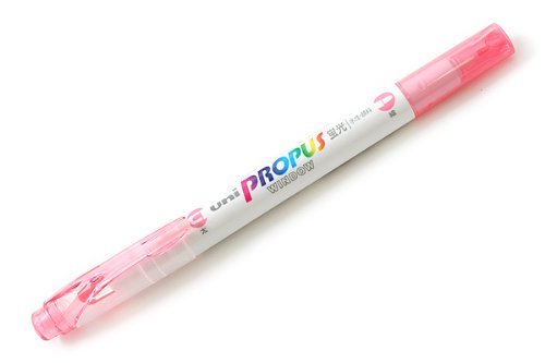 uni プロパス ウインドウ ソフトカラー 蛍光ペン サクラ 三菱鉛筆
