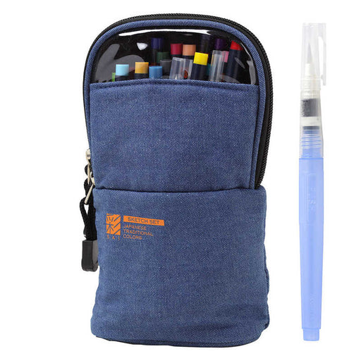 あかしや（一般）　彩スケッチセットデニムCA551S-DE4963095906991