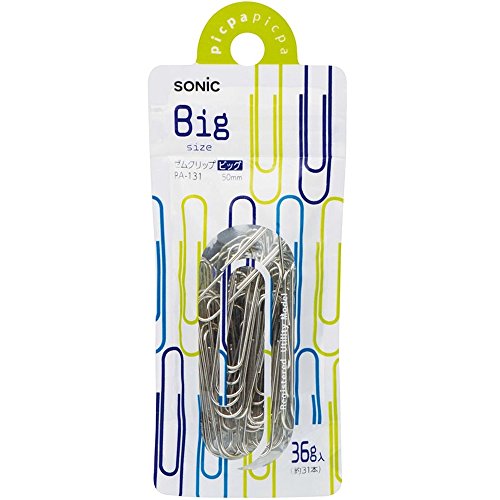 ソニック ピクパ ゼムクリップ ビッグ   スタンドパック pa-131 ソニック 4970116037237（5セット）