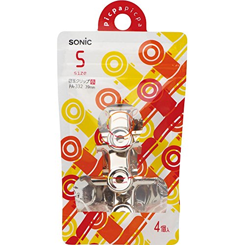 PA-332　ソニック 目玉クリップ小  ソニック 4970116037121（5セット）
