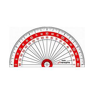 ソニック ナノピタ 分度器 9cm リバーシブル SK-7502 ソニック 4970116039095