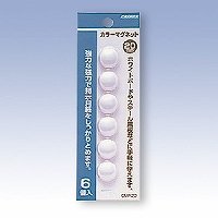 カラーマグネット 丸型 CMP-20-W 日本クリノス 4997962202114