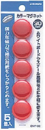 クリノス カラーマグネット・30φ・r・ り cmp-30-r 日本クリノス 4997962202244