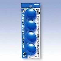 カラーマグネット 丸型 CMP-40-B 日本クリノス 4997962202138