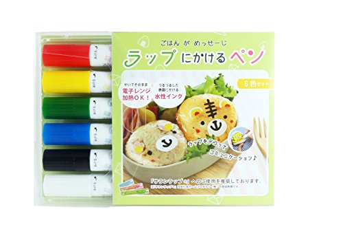 ラップにかけるペン 6色セット 543-0900 エポックケミカル 4560103145436