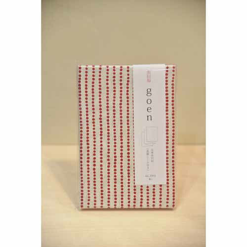 尚雅堂 御朱印帳 goen 友禅 レッド R-1 尚雅堂 23111　4520263231110