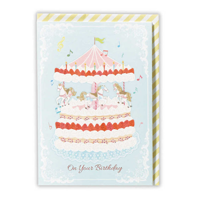 日本ホールマーク　ＧＨＢＯＣメリーゴーランドケーキ３815233 4961099815233（6セット）