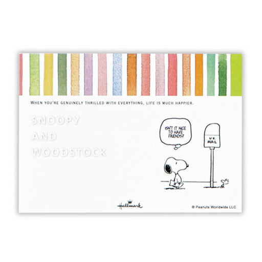 日本ホールマーク　ひとことＳＮ虹ストライプ 818593 4961099818593（6セット）