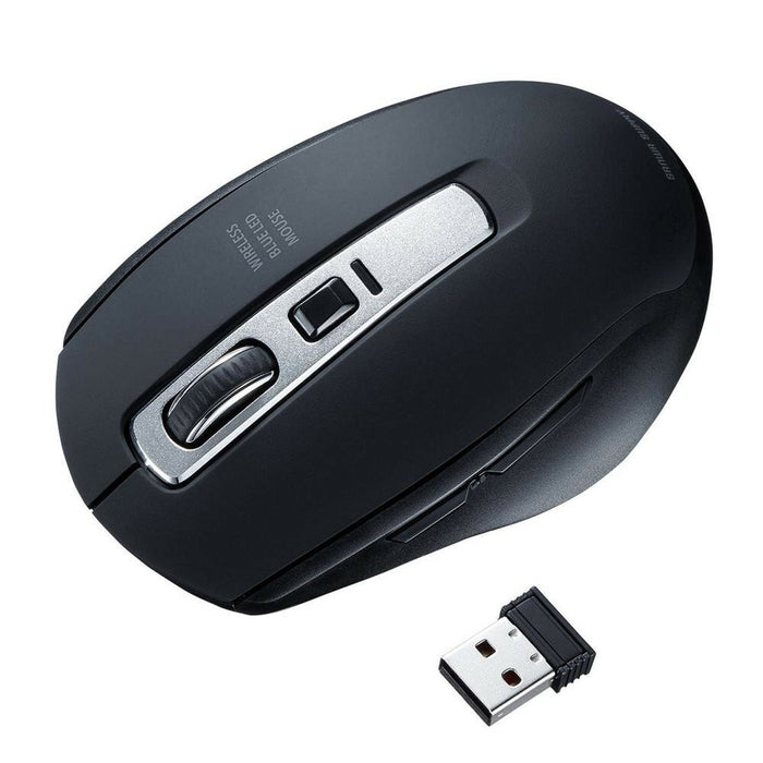 サンワサプライ　ワイヤレスブルーＬＥＤマウスMA-WBL161BK4969887696781