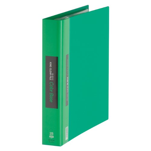 キングジム クリアーファイルカラーベース 差換式 A4S 139-3 緑