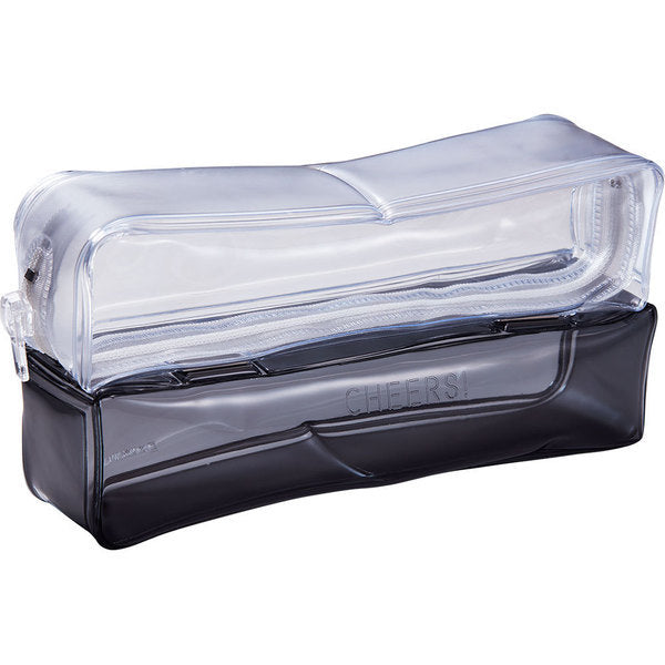 キングジム-king-jim-ch2180tクレ-cheers-チアーズ-ツインペンケース-グレー-5セットTAGSTATIONERY タグステーショナリー オフィスジャパン OFFICEJAPAN 