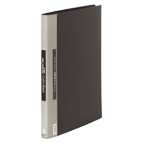 キングジム クリアーファイル カラーベース 差替式 B4S 149 黒