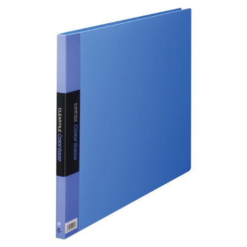 キングジム クリアーファイル カラーベース A3 （E型） 150C 青