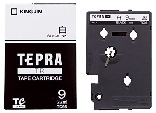 キングジム テープカートリッジ テプラTR 9mm TC9S 白