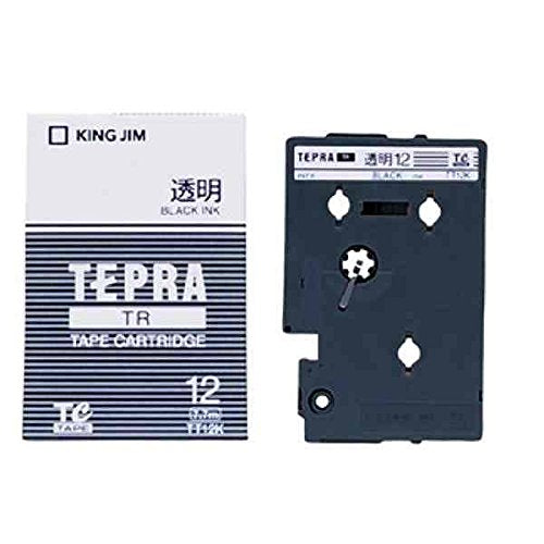 キングジム テープカートリッジ テプラTR 12mm TT12K 透明