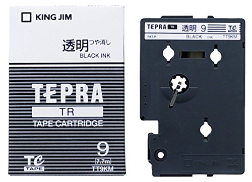 キングジム テープカートリッジ テプラTR 9mm TT9KM 透明