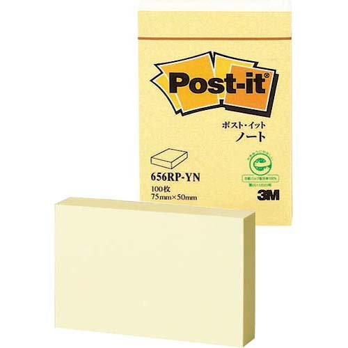 Quaderno 3M Japan Post-it in carta riciclata 75 x 50 giallo 1 libro