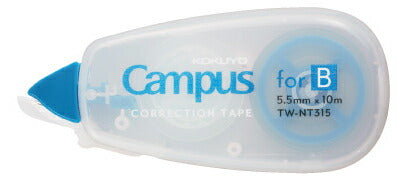 KOKUYO コクヨ キャンパスノートの色と幅にフィットする修正テープ 青 B罫用 幅5.5mm 長さ10m TW-NT315