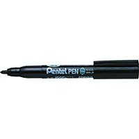 ぺんてる Pentel 油性マーカー ぺんてる Pentelペン 丸芯 中字 黒インキ ENN50-A