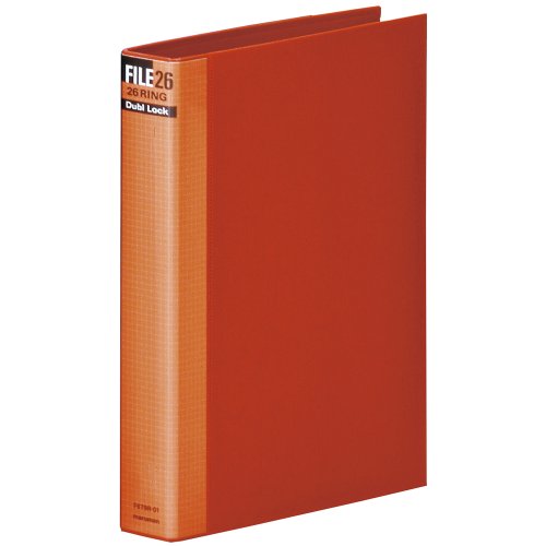 マルマン メタルバインダー ダブロック ファイルB5 26穴 背幅44mm レッド F679R-01