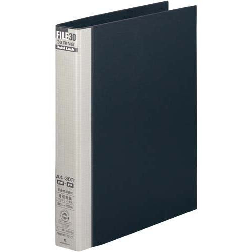 マルマン メタルバインダー ダブロック ファイル A4 30穴 背幅44mm ブラック F949R-05