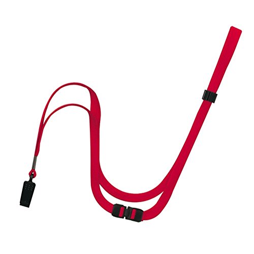 オープン 名札用ループクリップ 10本入 赤 NB-29-RD