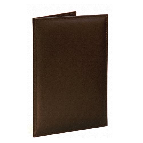 コレクト 調印 証書ホルダー濃茶A4判布レザー F-244-DB