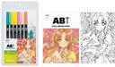 ABT 6色イラストセット 水性マーカー 春水筆 Spring りーりんさん AB-T6CSRQA トンボ TOMBOW