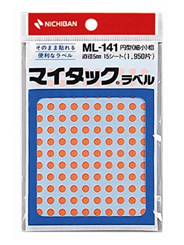 マイタック カラーラベル ml-141 橙   ニチバン 4987167041083