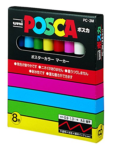 Uni Posca细色三菱铅笔4902778154519 — オフィスジャパン