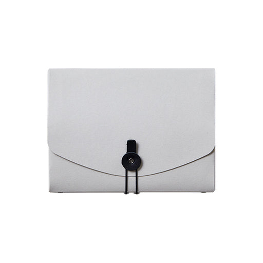 「ロッツ」フルオープンケース　A5サイズ　4884　ライトグレー　キングジム