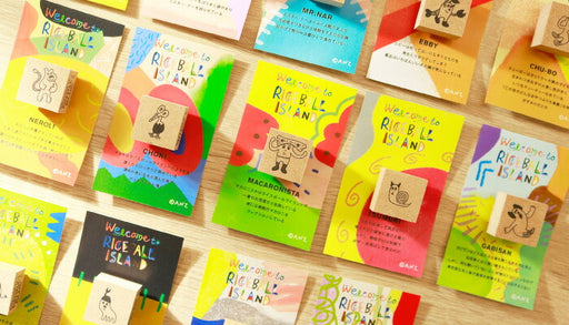 SANBY サンビー ANZ STAMP セット 全28キャラ（内容：Lサイズスタンプ18個・Sサイズスタンプ18個）