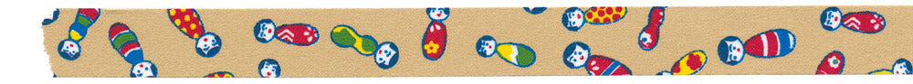 Rekaan Kurashiki Pita Masking Yonagado Kokeshi-chan 1 Pek Jilid (Unta)