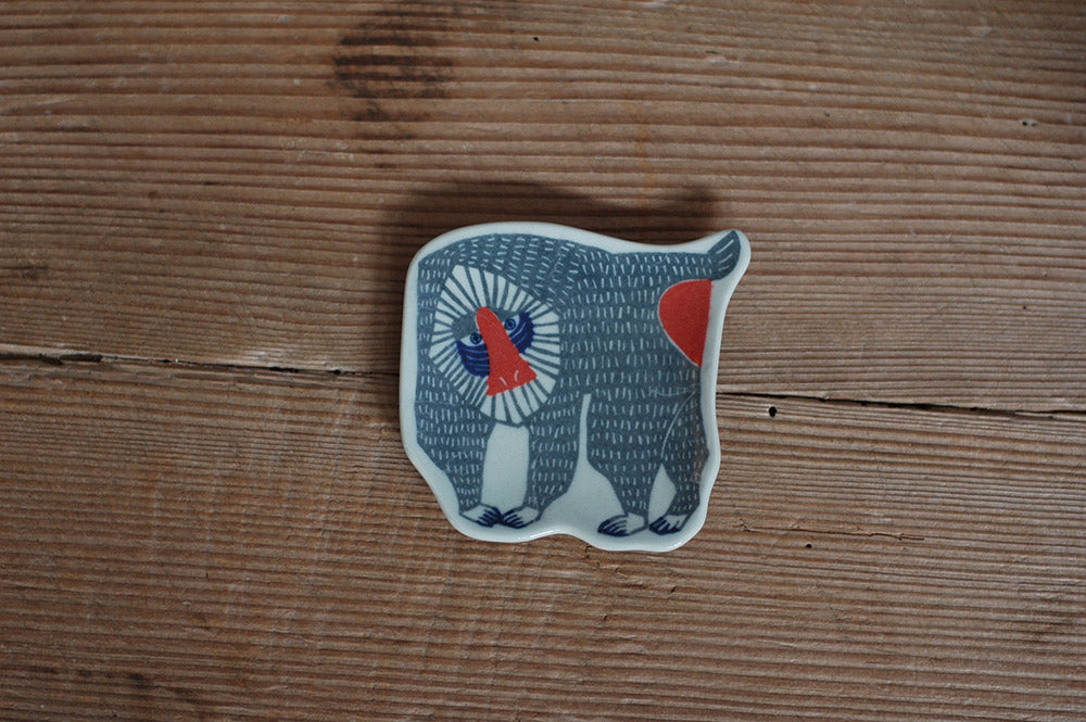 倉敷意匠 kata kata 印判手豆皿 (ﾏﾝﾄﾞﾘﾙ･ｸﾞﾚｰ)