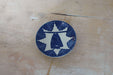 Kurashiki design kata kata stamp hand small plate (hanging)