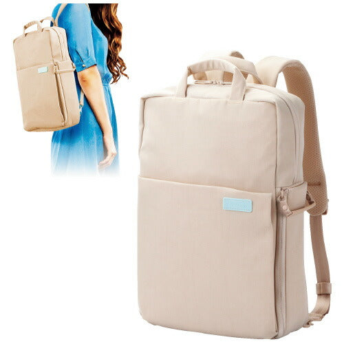 off toco 3WAY PCバック ベージュBM-OF04BE エレコム 4549550115230