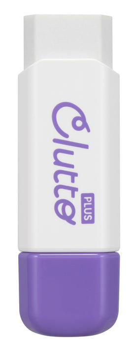 ケース消しゴム Clutto（くるっと）ER-0111　パープル　PLUS プラス