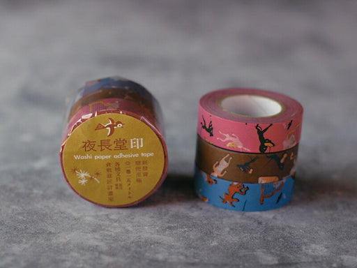 ゆうパケット発送-送料350円-可-倉敷意匠-音楽隊-マスキングテープ-3色セットTAGSTATIONERY タグステーショナリー オフィスジャパン OFFICEJAPAN 
