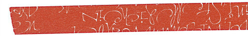 Kurashiki Design Masking Tape Cuckoo 18mm 1 Rollenpackung (Ziegelstein)