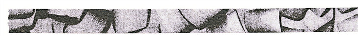Kurashiki Design Cinta adhesiva con patrón de rayado, 15 mm, 1 rollo (violeta humo)