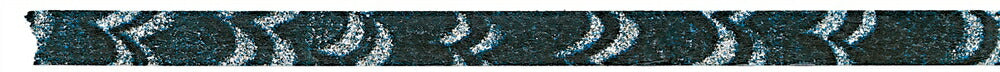 Kurashiki Design Fita adesiva Wave 8mm pacote com 1 rolo (Indigo)