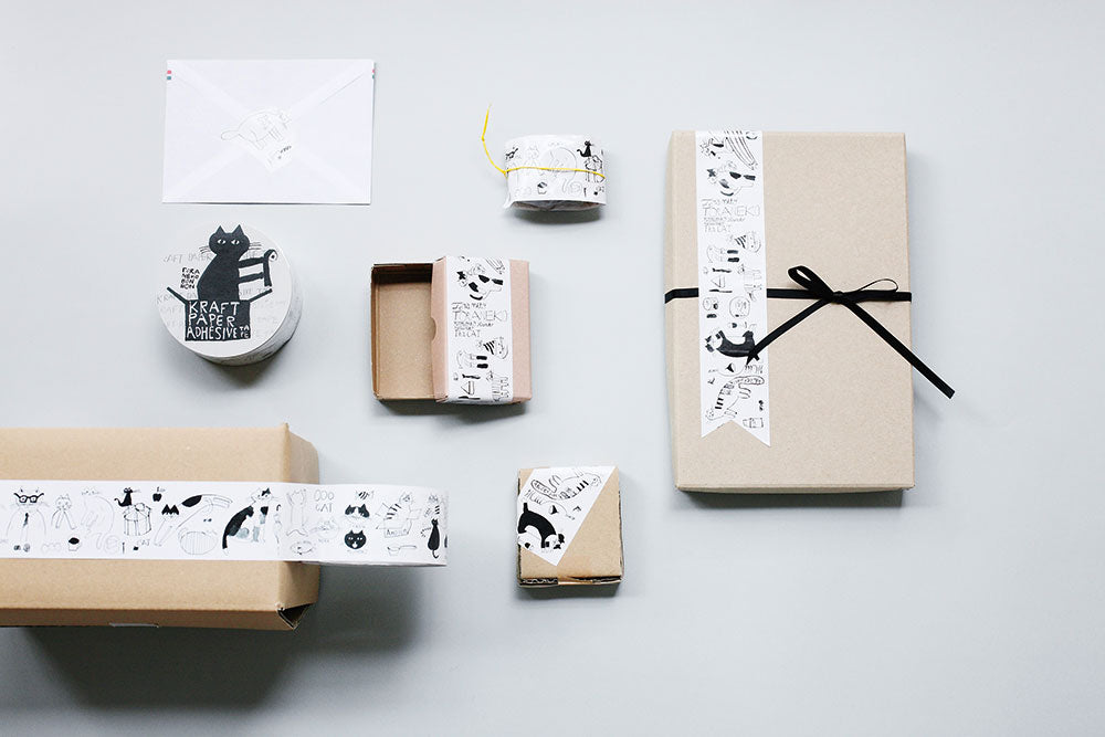 Kurashiki Design Toraneko Bonbon Craft Ruban adhésif