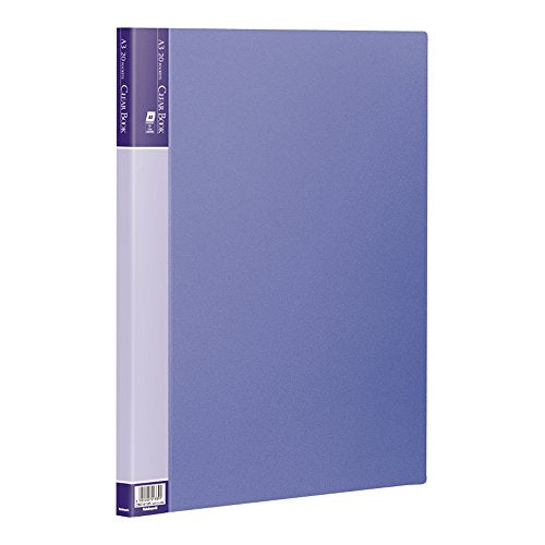 Nakabayashi Clear Book / สีพื้นฐาน A3 Size 20p / Blue CBE1012B