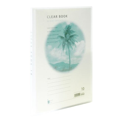 Nakabayashi Clear Book / Water Color A4 Size 10p / Clear CBE3031C