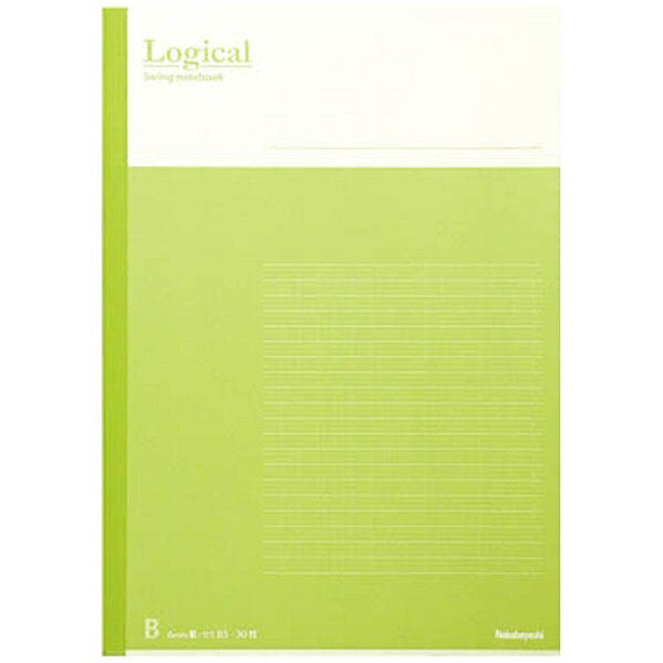 Nakabayashi (Nakabayashi) Swing Logical Notebook B5B กฎ 30 ชิ้นสีเขียวไม่มี B501B -G